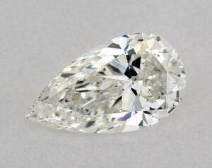 Natural 0.91 Carat I SI1 Pear Diamond