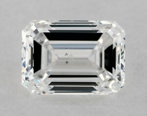 Natural 2.02 Carat D SI1 Emerald Diamond