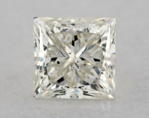 Natural 1 Carat L SI1 Princess Diamond