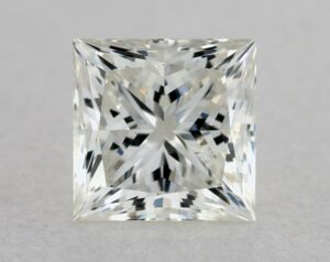 Natural 0.72 Carat J VVS2 Princess Diamond
