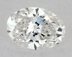 Natural 0.71 Carat F VS1 Oval Diamond