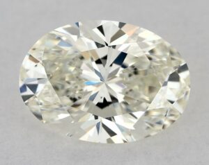 Natural 0.9 Carat J VVS1 Oval Diamond