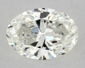 Natural 0.51 Carat H VVS1 Oval Diamond