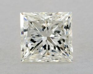 Natural 0.82 Carat K VS2 Princess Diamond
