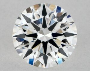 Natural 0.57 Carat E IF Round Diamond