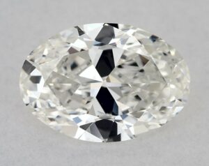Natural 0.6 Carat G VVS2 Oval Diamond