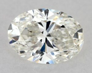 Natural 0.7 Carat H VS1 Oval Diamond