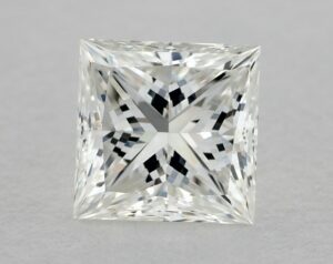 Natural 0.73 Carat G VVS2 Princess Diamond