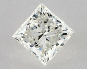 Natural 0.71 Carat J VS2 Princess Diamond