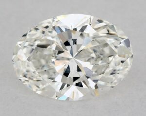 Natural 0.55 Carat G VS2 Oval Diamond