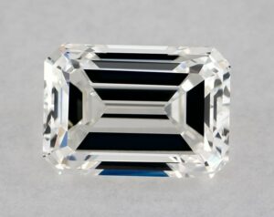 Natural 0.7 Carat F SI1 Emerald Diamond