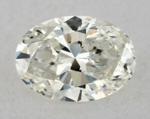 Natural 0.7 Carat K SI1 Oval Diamond