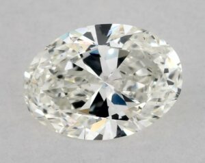 Natural 0.56 Carat I VS1 Oval Diamond