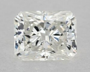 Natural 0.71 Carat H SI1 Radiant Diamond