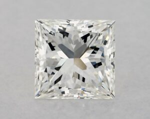 Natural 0.7 Carat H VVS1 Princess Diamond