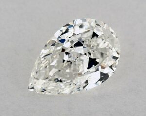 Natural 0.71 Carat F SI1 Pear Diamond