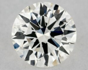 Natural 0.68 Carat H SI1 Round Diamond