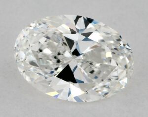 Natural 0.5 Carat F VS2 Oval Diamond