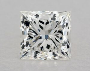Natural 0.72 Carat G VS2 Princess Diamond