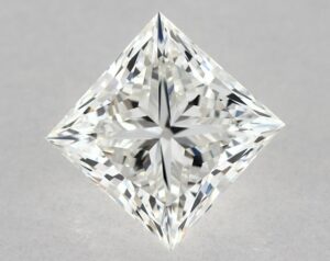 Natural 0.75 Carat I VVS1 Princess Diamond