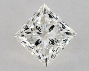 Natural 0.83 Carat J VVS2 Princess Diamond