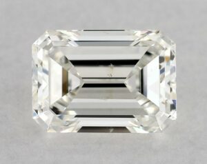 Natural 0.91 Carat H SI1 Emerald Diamond
