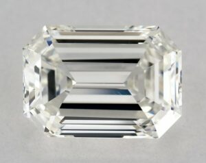 Natural 0.7 Carat H VS2 Emerald Diamond