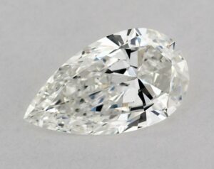 Natural 0.51 Carat G IF Pear Diamond