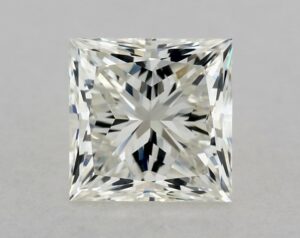 Natural 0.92 Carat J VS1 Princess Diamond