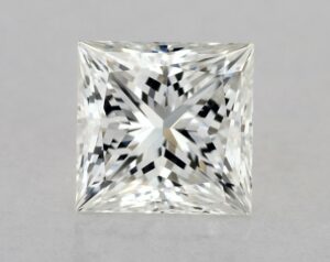 Natural 0.71 Carat G VVS2 Princess Diamond