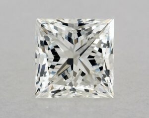 Natural 0.91 Carat E VS1 Princess Diamond