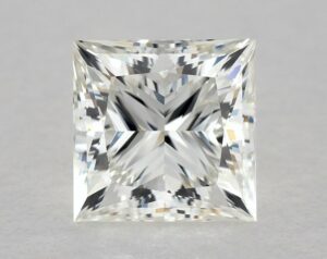 Natural 0.9 Carat I VVS2 Princess Diamond