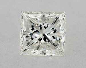 Natural 0.72 Carat I VVS1 Princess Diamond