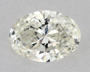 Natural 0.54 Carat J VS1 Oval Diamond