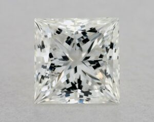 Natural 0.71 Carat H VVS2 Princess Diamond