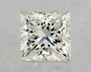 Natural 0.72 Carat J VS1 Princess Diamond
