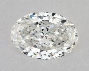 Natural 0.7 Carat F VVS2 Oval Diamond