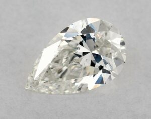 Natural 0.51 Carat H SI1 Pear Diamond