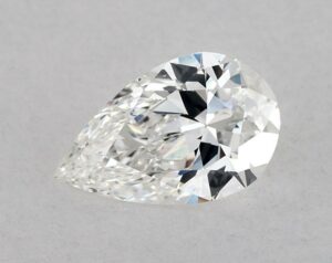 Natural 0.75 Carat F VS1 Pear Diamond