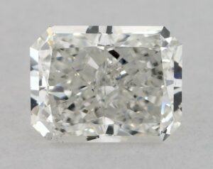 Natural 0.5 Carat H VS2 Radiant Diamond