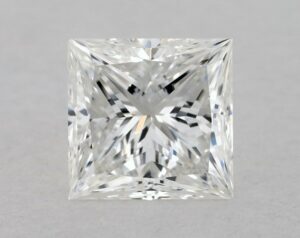 Natural 0.7 Carat F VS2 Princess Diamond