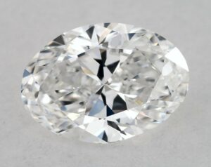 Natural 0.5 Carat E VS2 Oval Diamond