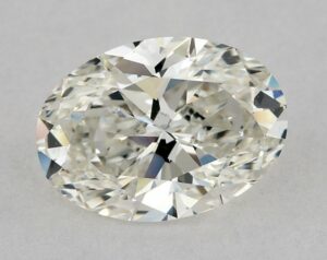 Natural 1 Carat J SI1 Oval Diamond