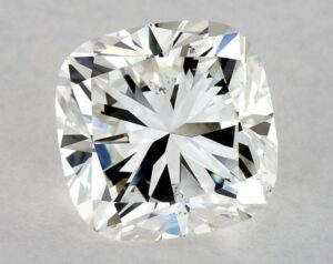 Natural 0.91 Carat H SI1 Cushion Diamond
