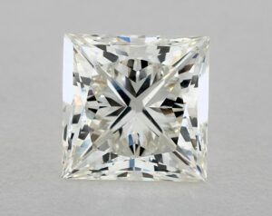 Natural 6.17 Carat J SI1 Princess Diamond