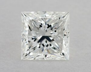 Natural 0.71 Carat F VS1 Princess Diamond