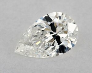 Natural 0.72 Carat F SI1 Pear Diamond