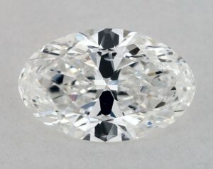 Natural 0.51 Carat E SI1 Oval Diamond