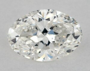 Natural 0.62 Carat G SI1 Oval Diamond