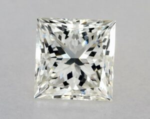 Natural 2.52 Carat K VS2 Princess Diamond